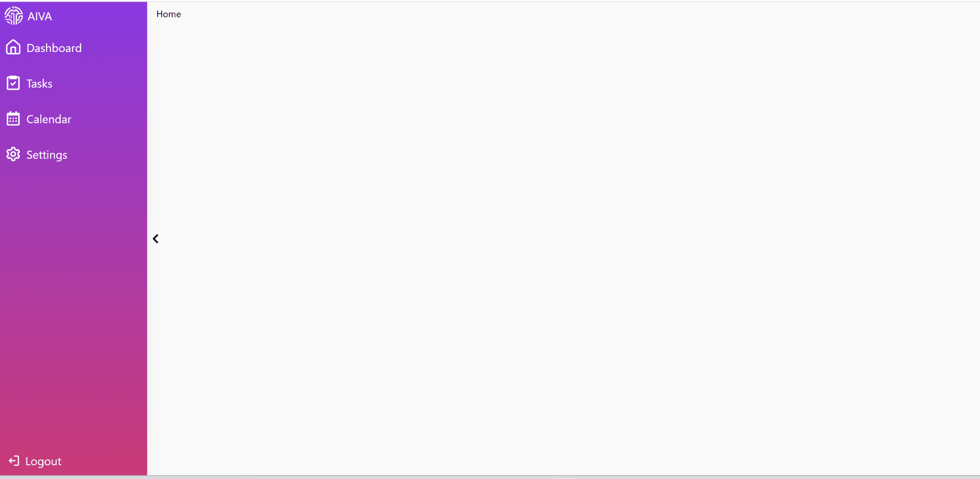 AIVA Side Navigation Panel